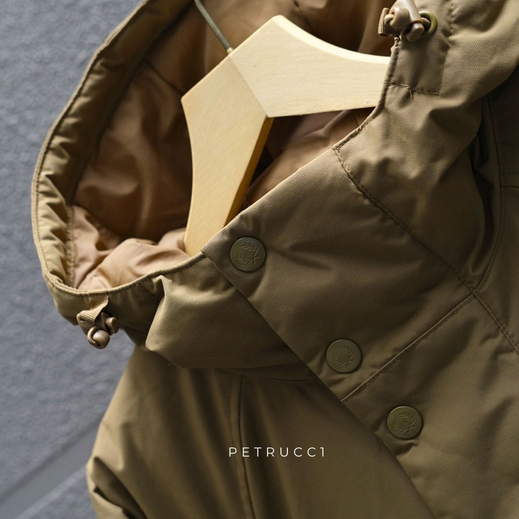Fred Perry Padded Zip Through Parka Jacket J6516/P96