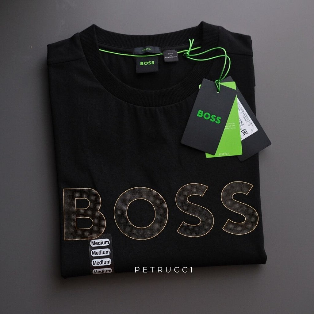 BOSS Stretch-cotton T-shirt with large logo Tee TL Logo 50535170