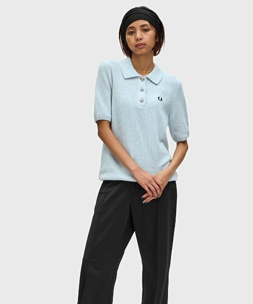 Fred Perry Textured Knitted Shirt Women K1113/R30