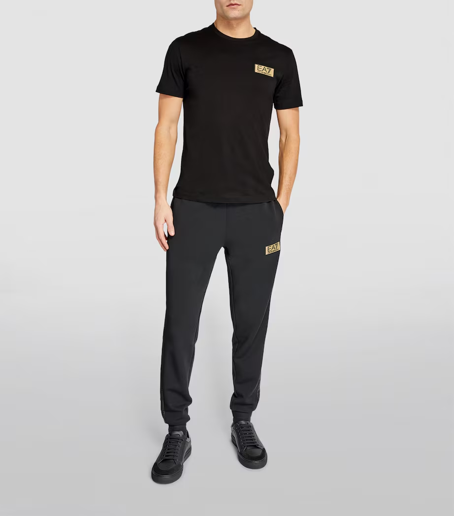 Emporio Armani EA7 T Shirt logo Tee man men kaos 3DPT07