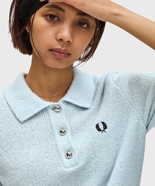 Fred Perry Textured Knitted Shirt Women K1113/R30