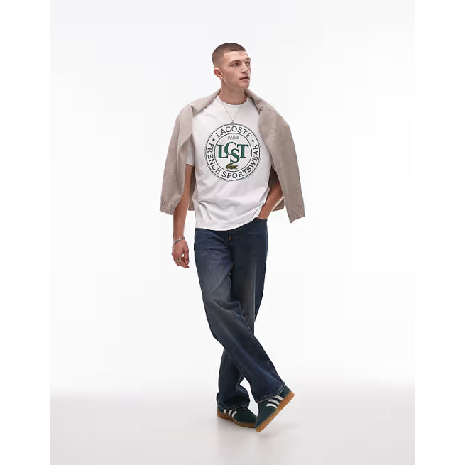 LACOSTE Loose Fit Heavy Cotton Printed T-shirt  TH2753