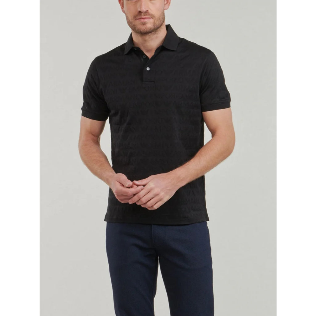EMPORIO ARMANI EA7 Jacquard Polo Collar  3D1FM8