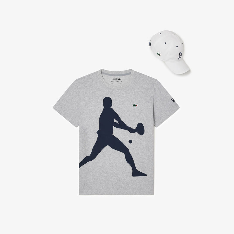 LACOSTE Tennis x Novak Djokovic T Shirt and Cap Set  TH7516
