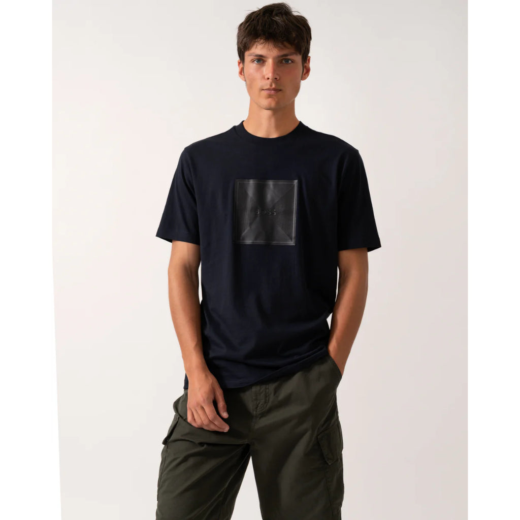 BOSS TEE LOGO RIB 99 50538096