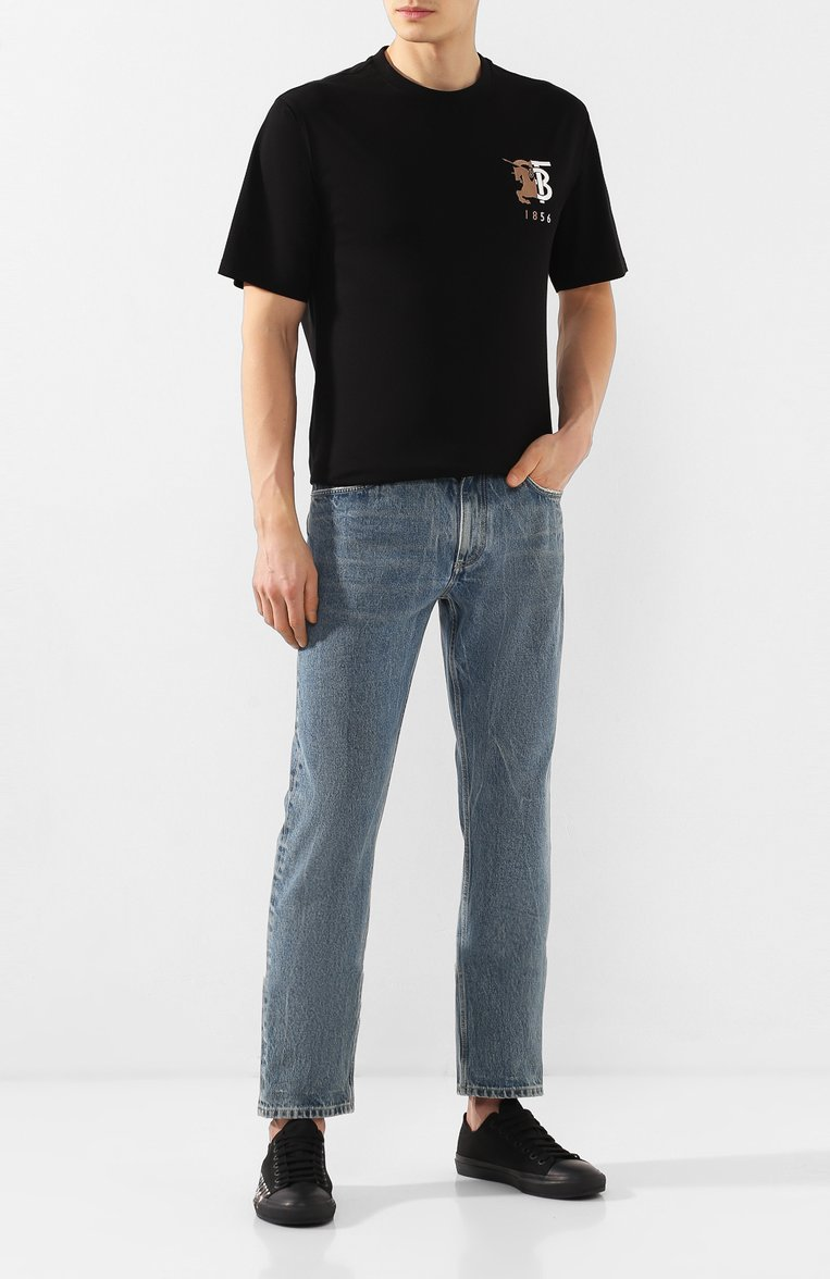 BURBERRY Hesford TB Monogram Embroidery T shirt 8023785