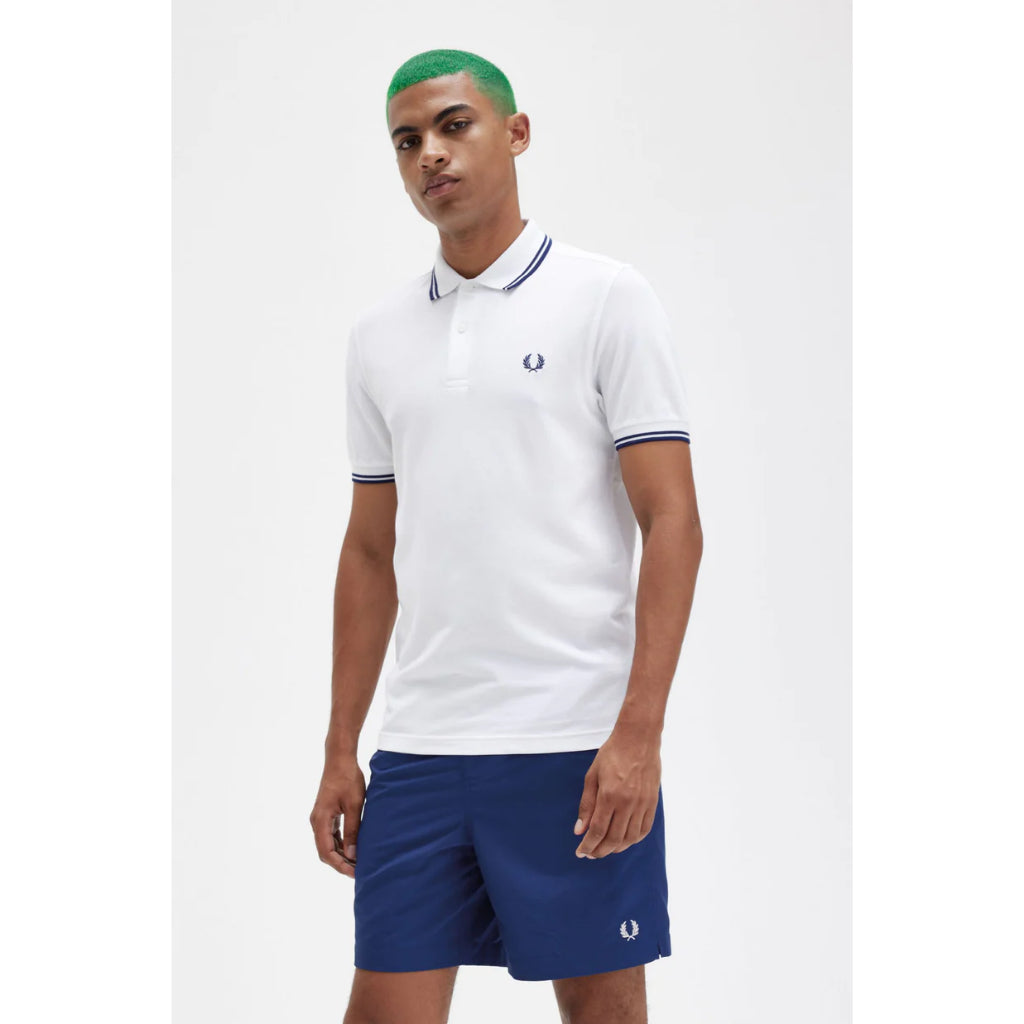 FRED PERRY FP Polo Shirt Cowo Kaos Lengan Pendek Pria M3600/Q41