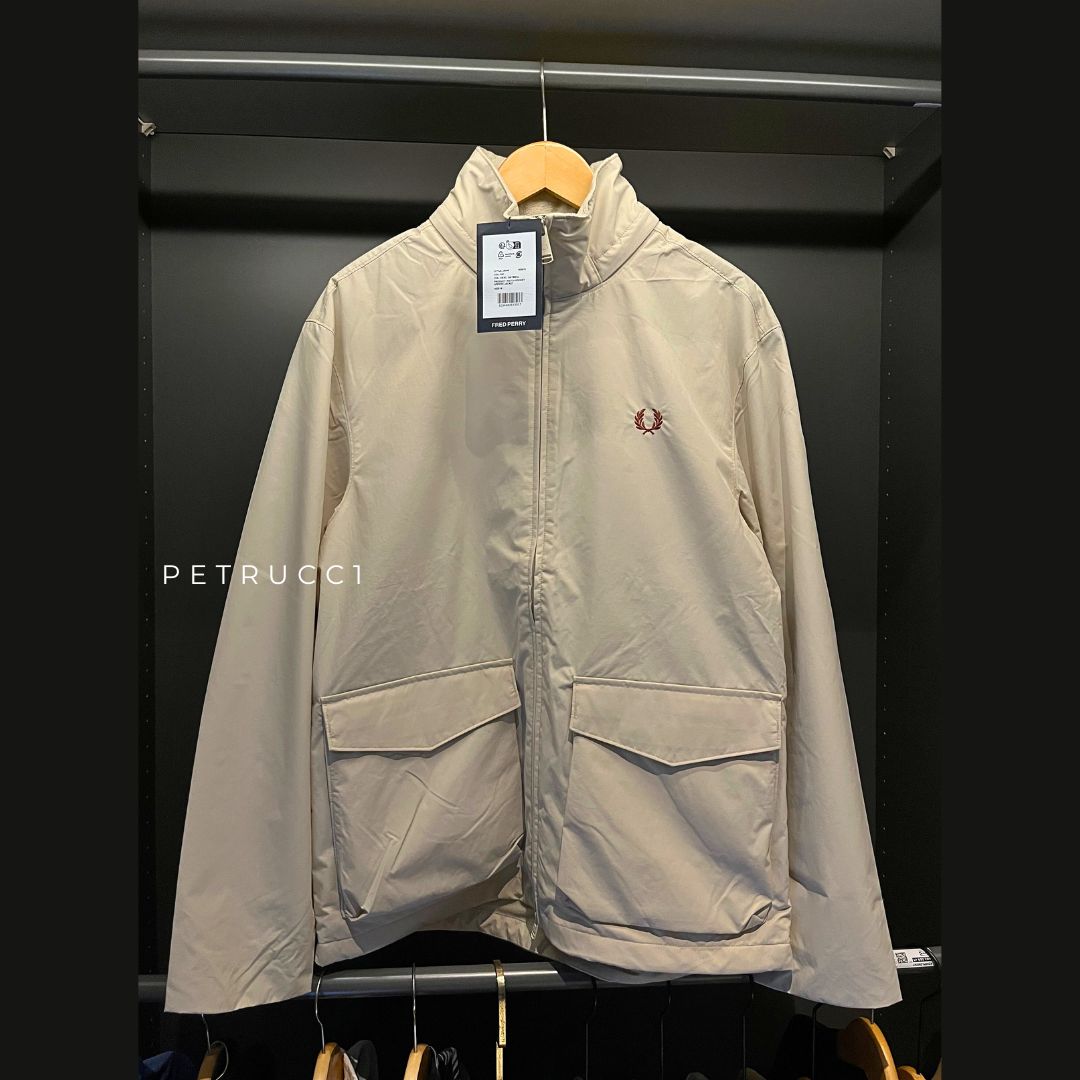 Fred Perry Patch Pocket Zip Through Jacket Parka J8548/691