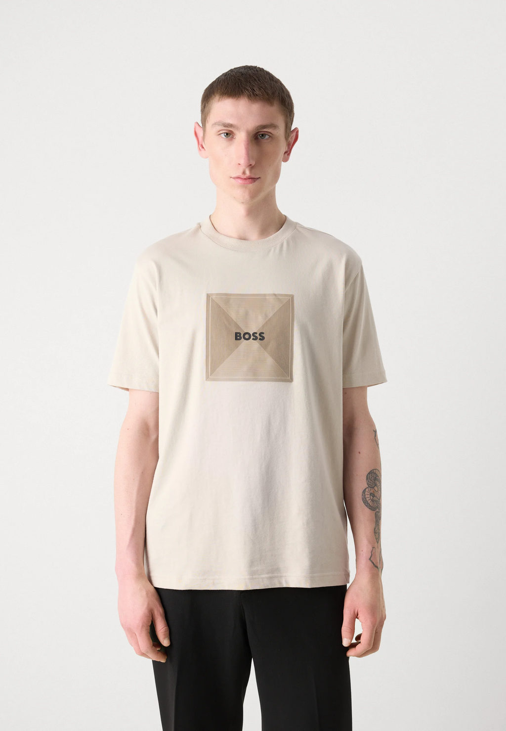 BOSS TEE LOGO RIB 99 50538096