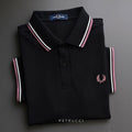 FRED PERRY Polo Shirt Cowo Kaos Pria Lengan Pendek Original M3600/V04