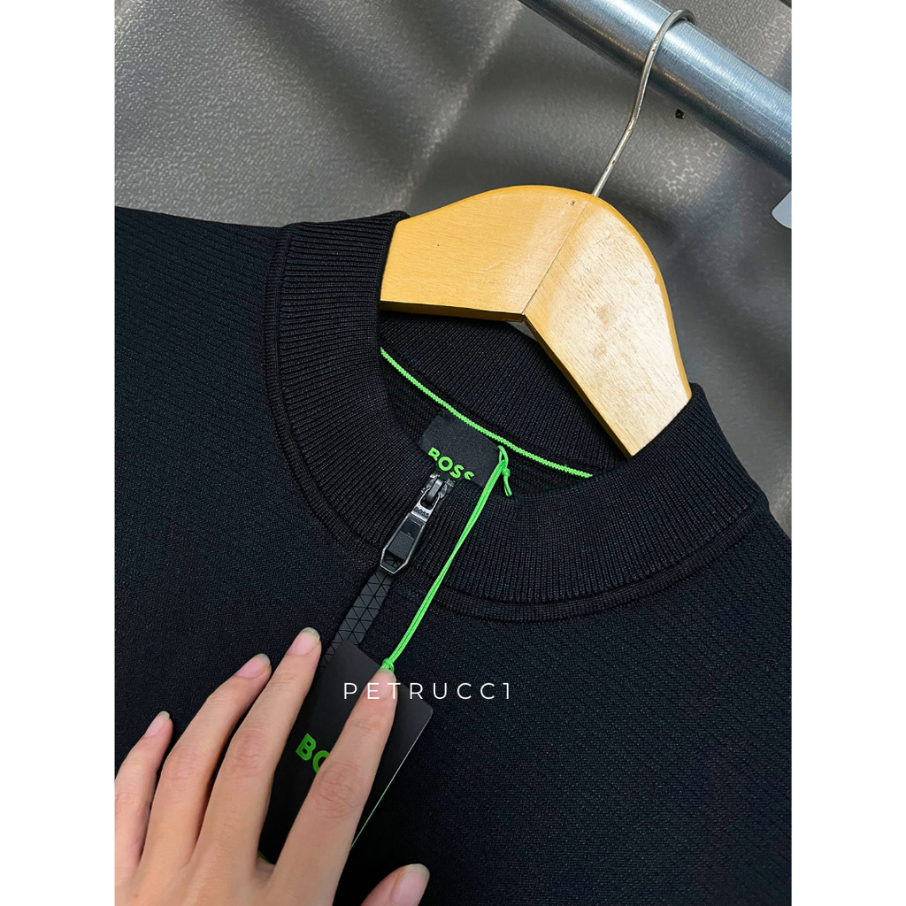 BOSS Zip neck sweater 50563378