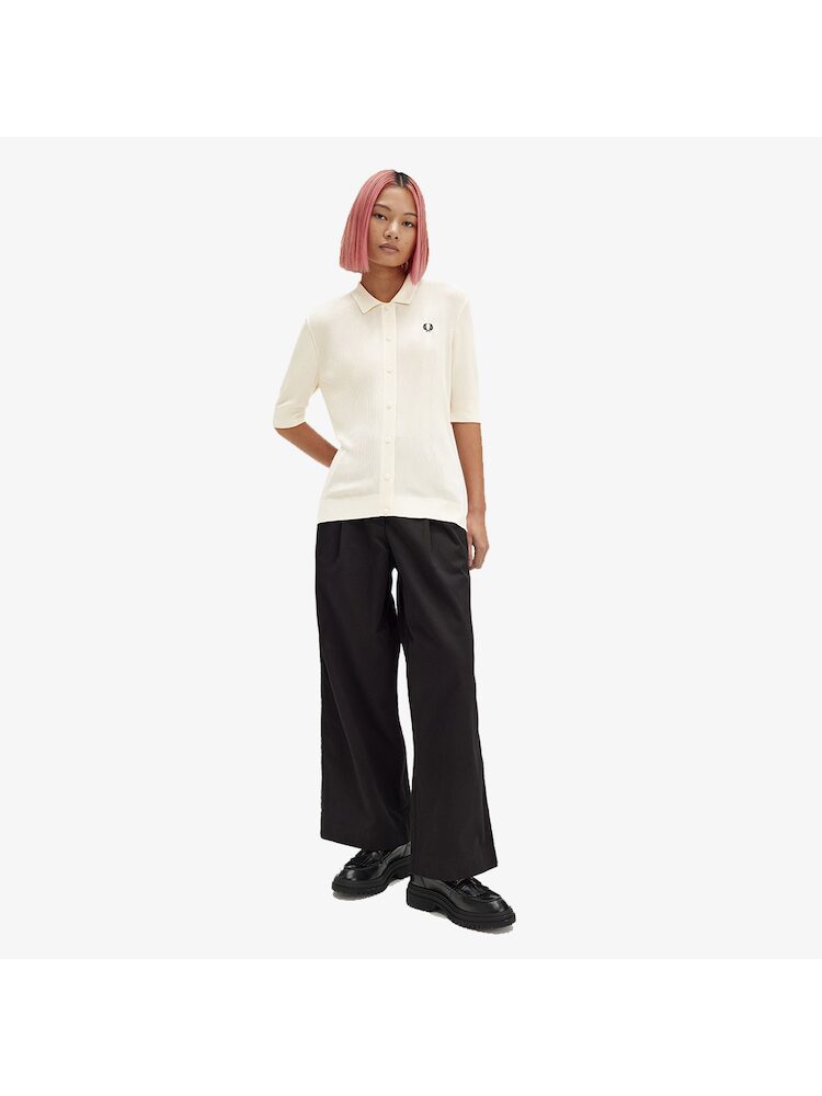 Fred Perry Ribbed Knitted Shirt Women K8106/560