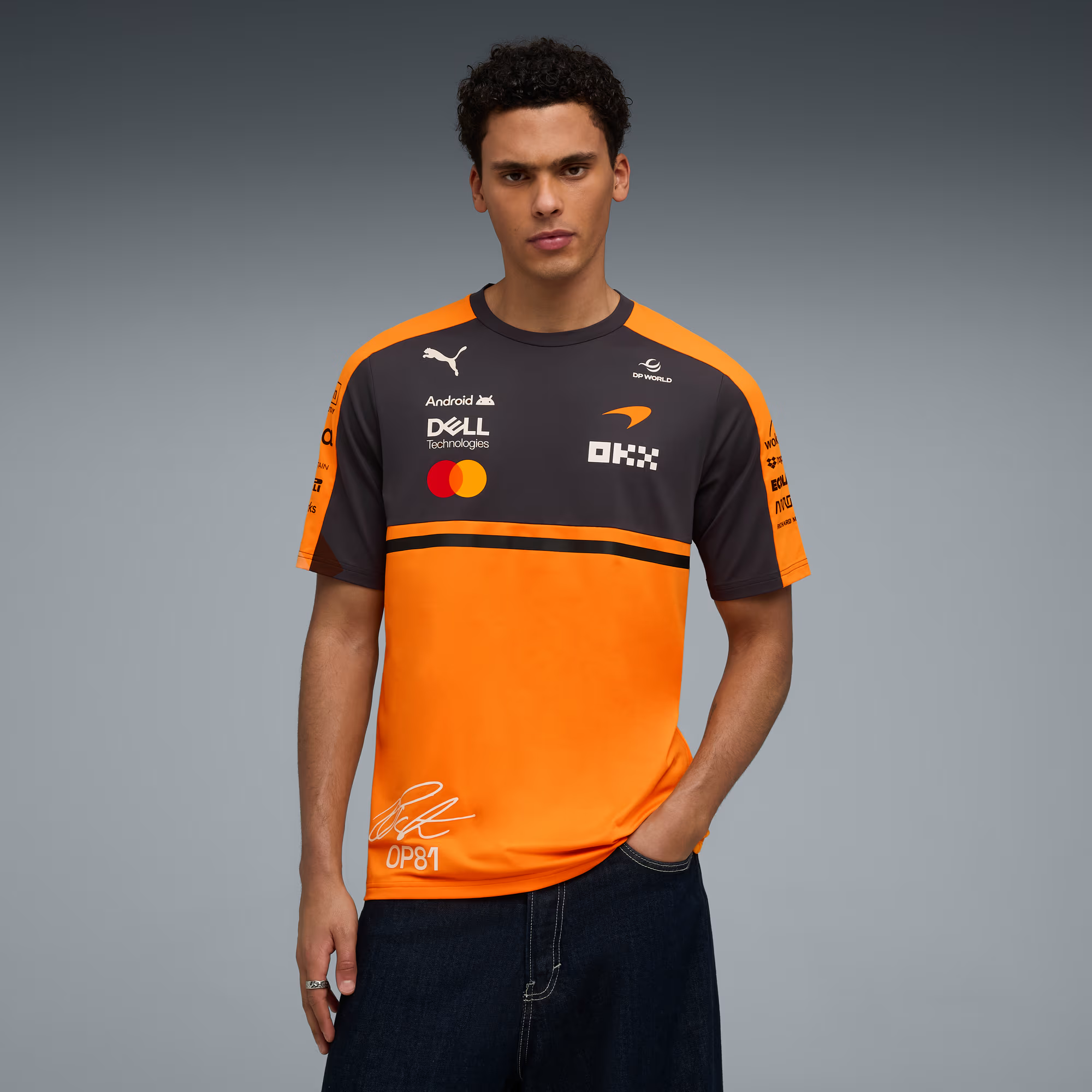 F1 MCLAREN 2026 Replica Piastri PUMA x McLAREN RACING T Shirt
