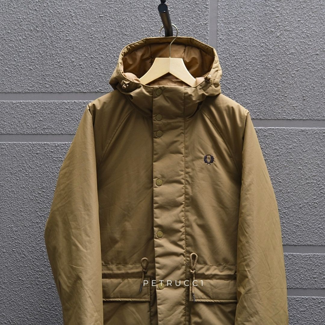 Fred Perry Padded Zip Through Parka Jacket J6516/P96