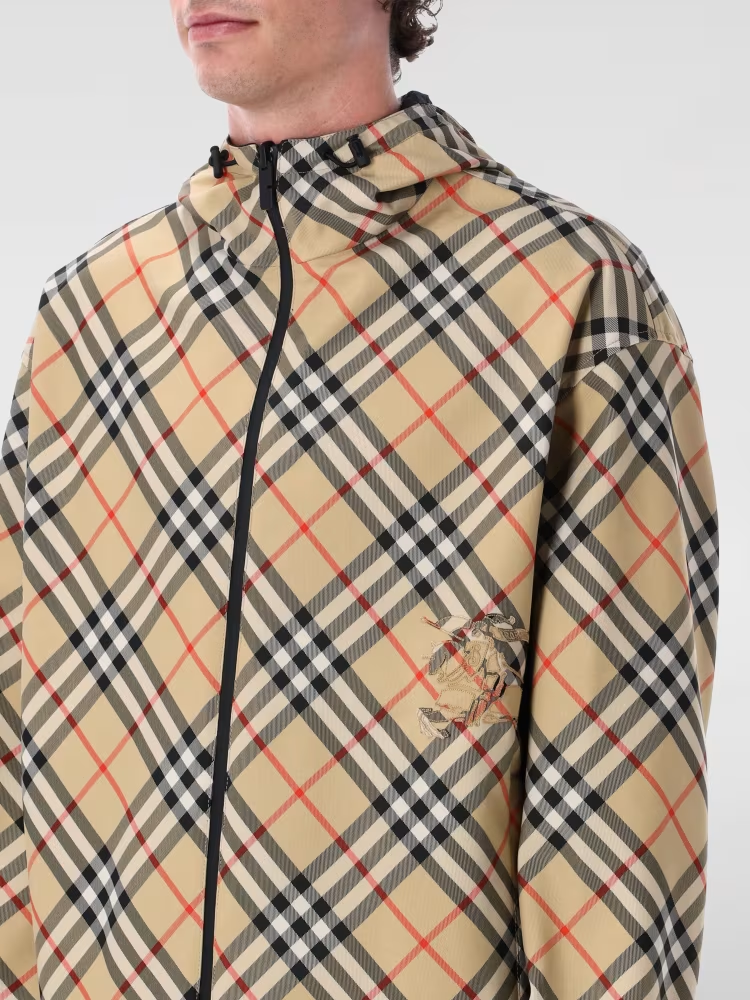 BURBERRY Reversible Check Hooded Jacket 81041021