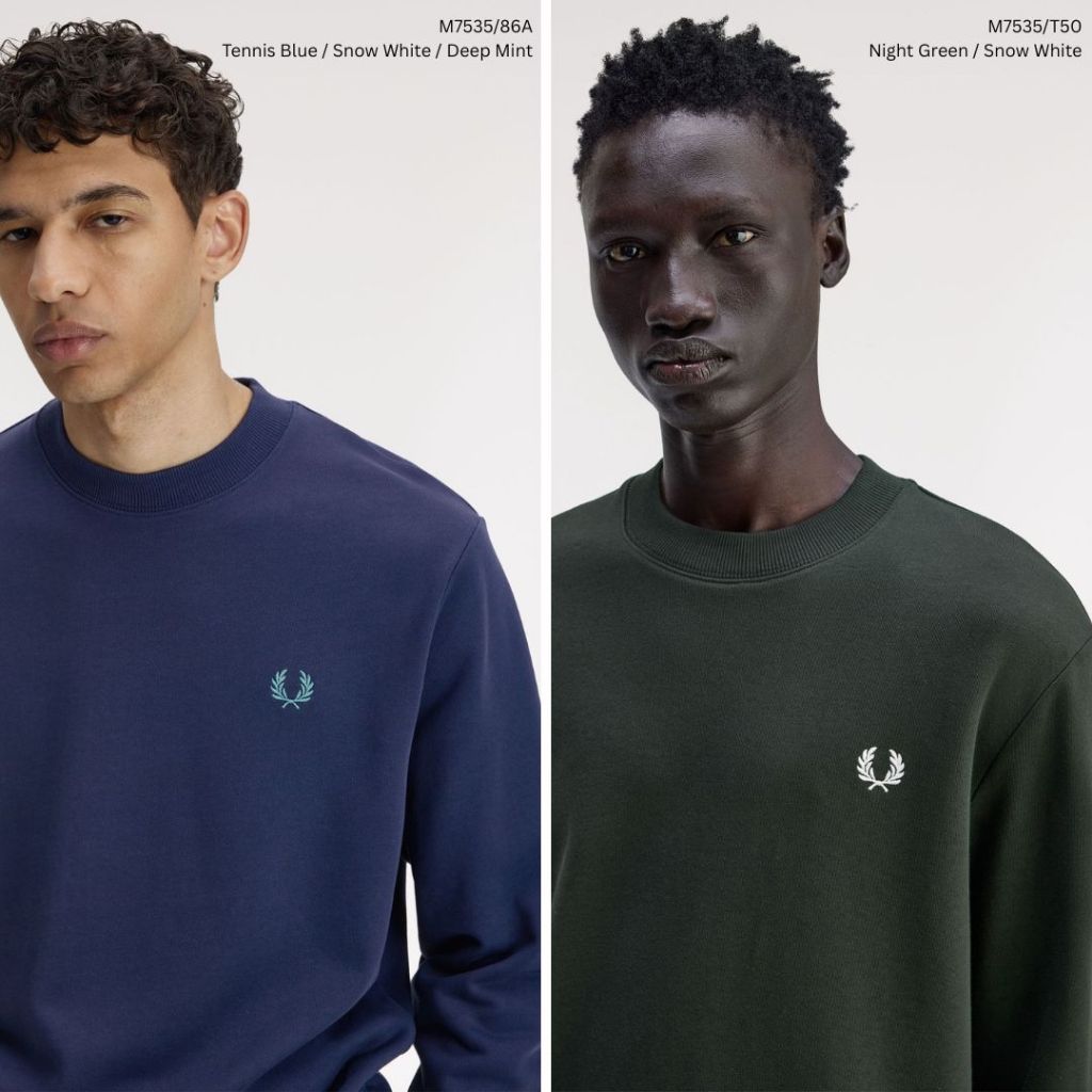 Fred Perry Crew Neck Sweater Sweatshirt M7535