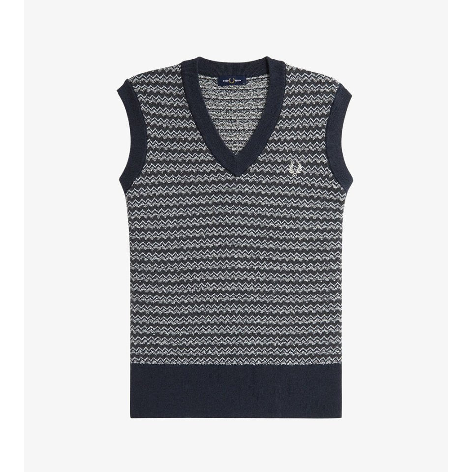 FRED PERRY VEST KNIT outwear outer rajut COWO PRIA K8551/608