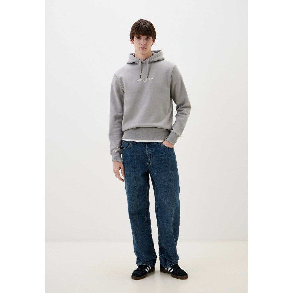 Fred Perry Embroidered Hooded Sweatshirt M4728/181