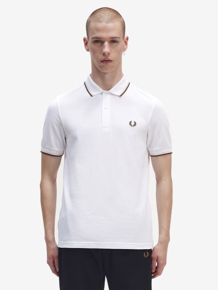 FRED PERRY Kaos Polo M3600 Shirt Cowo Pria Kerah M3600/S08