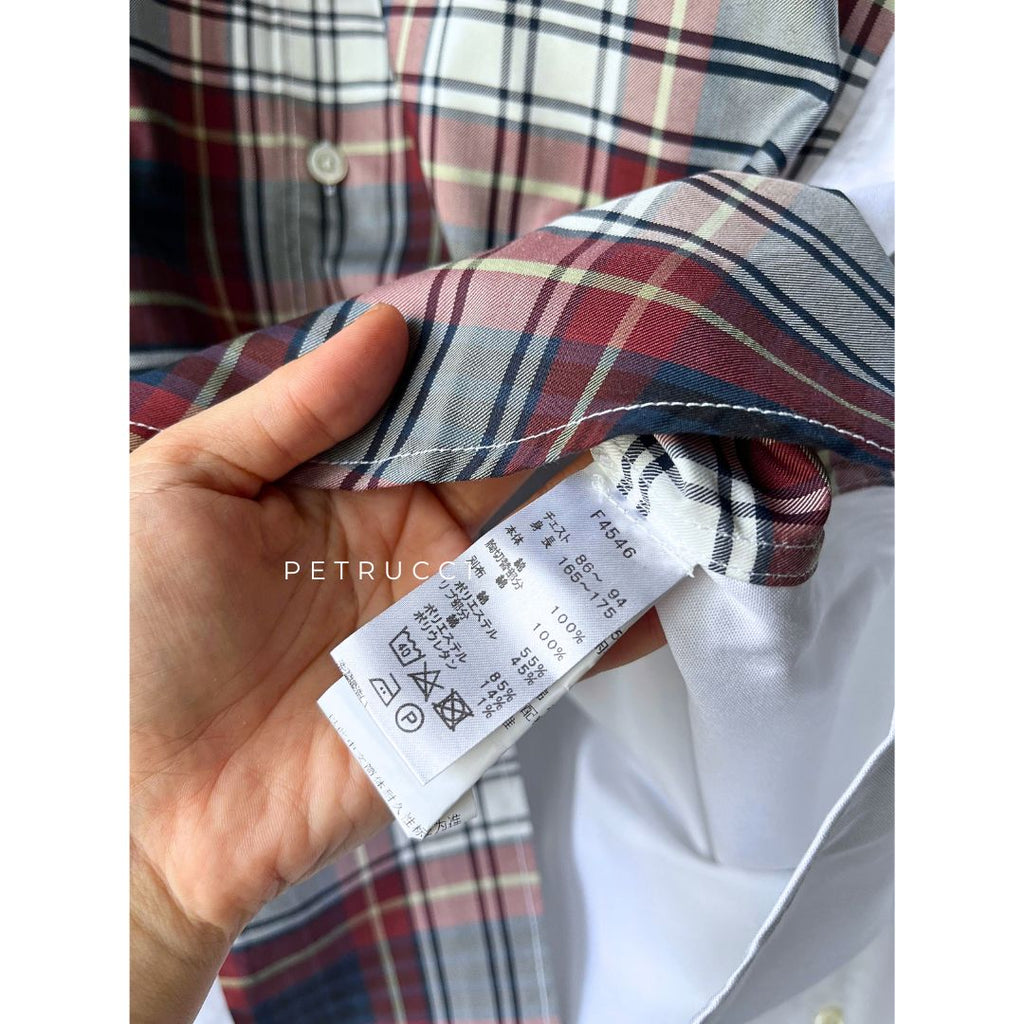 Fred Perry Mix Panelled Long Sleeve Shirts F4546