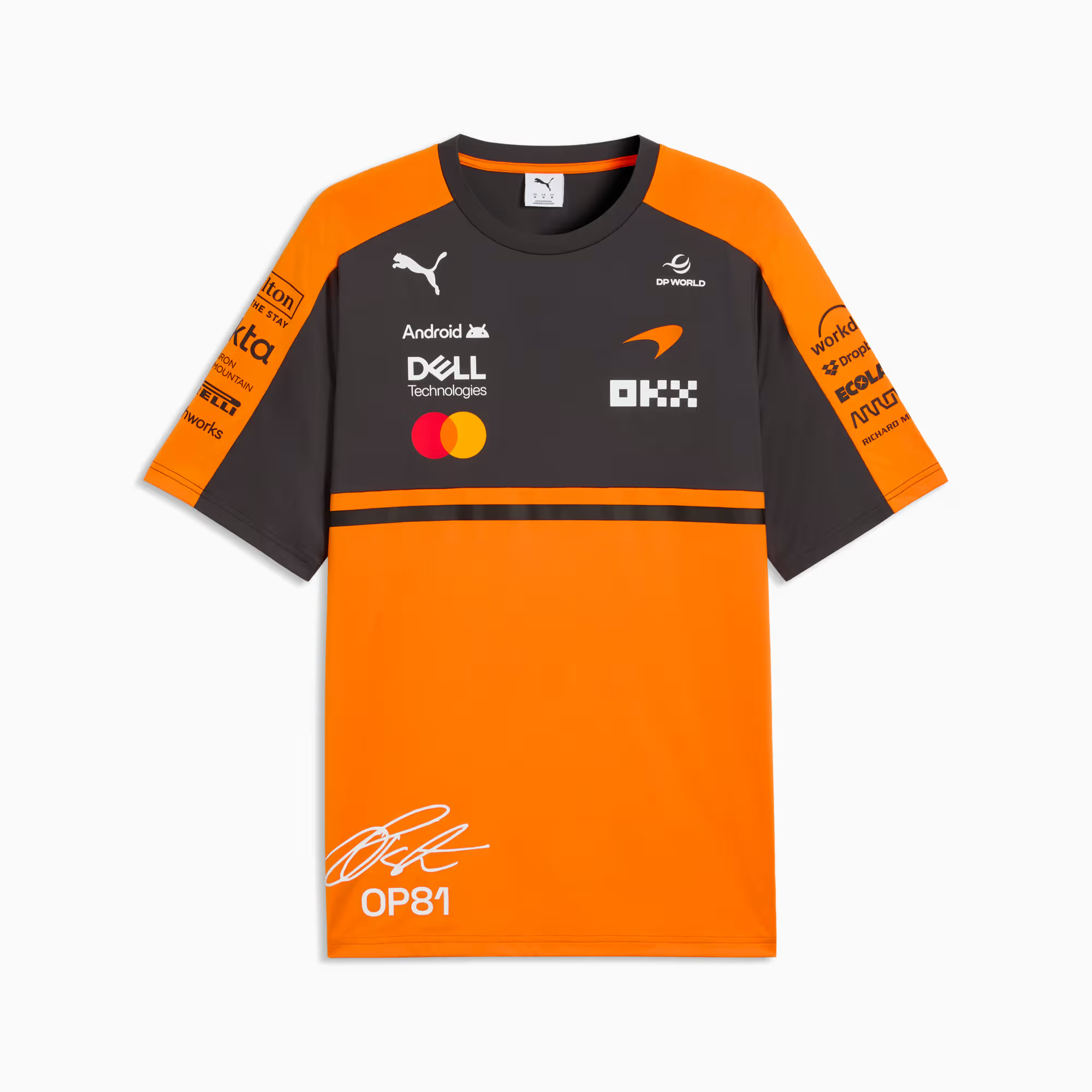 F1 MCLAREN 2026 Replica Piastri PUMA x McLAREN RACING T Shirt