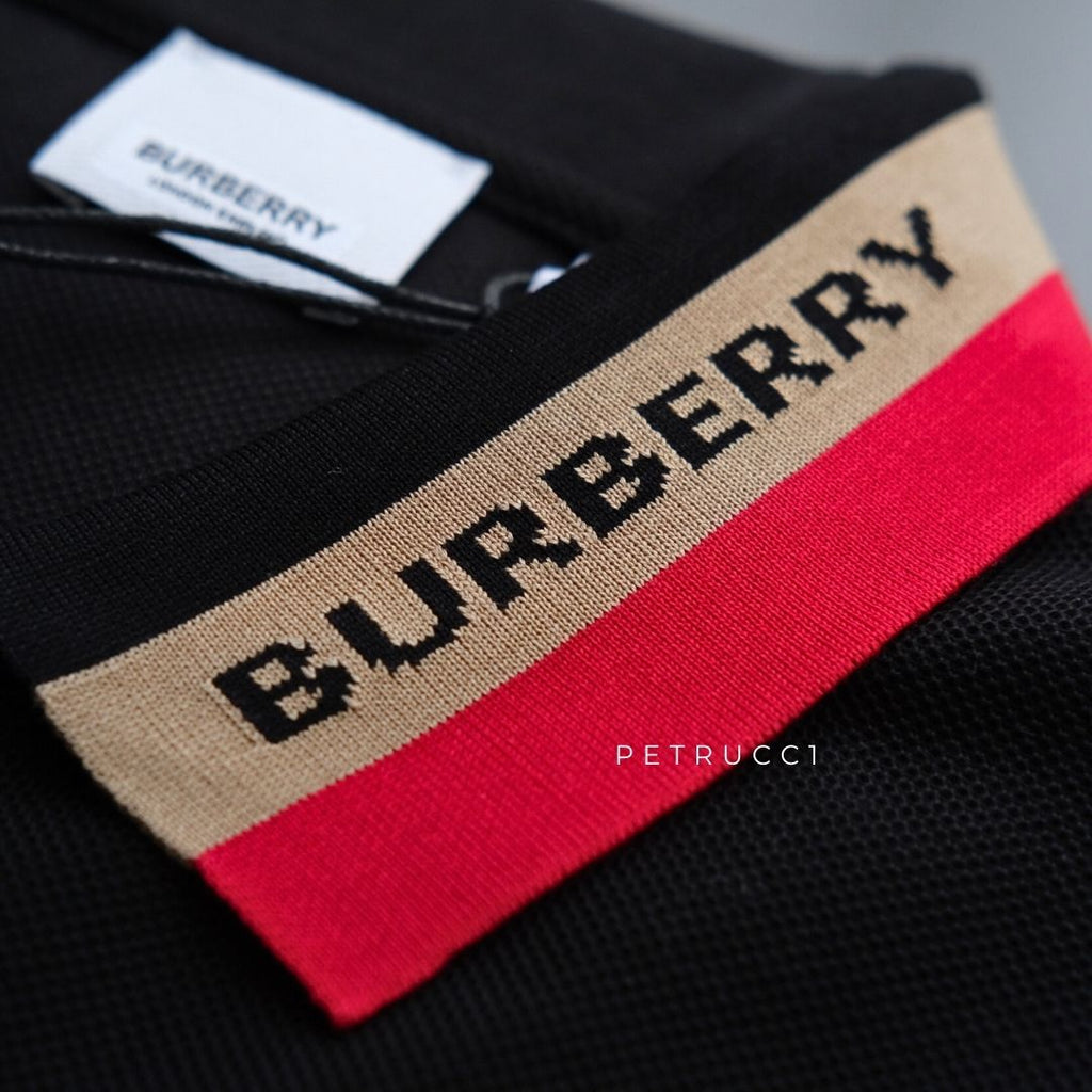 BURBERRY Edney Contrasting Collar Polo Shirt 8039265