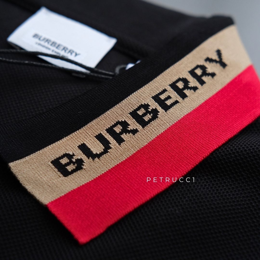 BURBERRY Edney Contrasting Collar Polo Shirt 8039265