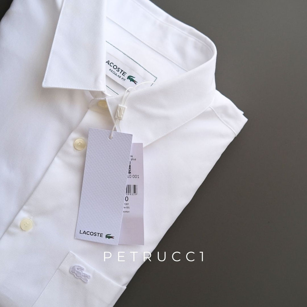 LACOSTE Regular Fit Short Sleeved Cotton Shirt CH8528