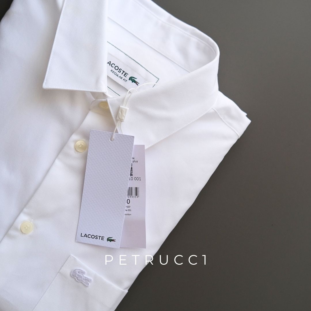 LACOSTE Regular Fit Short Sleeved Cotton Shirt CH8528