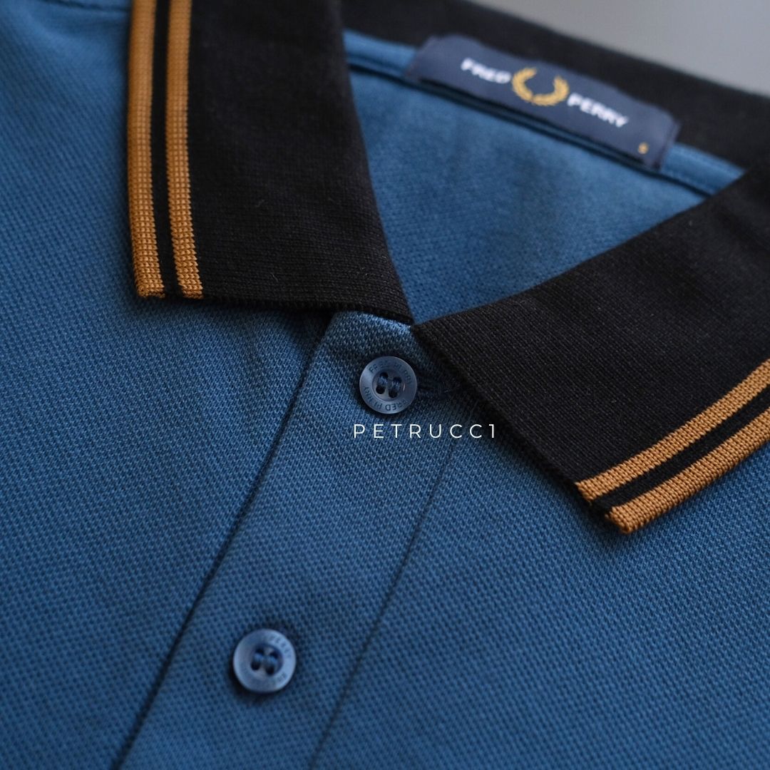 Fred Perry Polo Shirt Cowo Pria Kaos Kerah Man SM6566/143