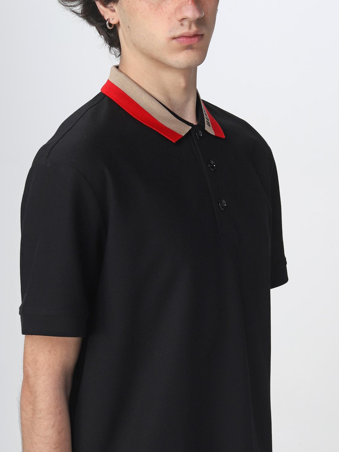 BURBERRY Edney Contrasting Collar Polo Shirt 8039265