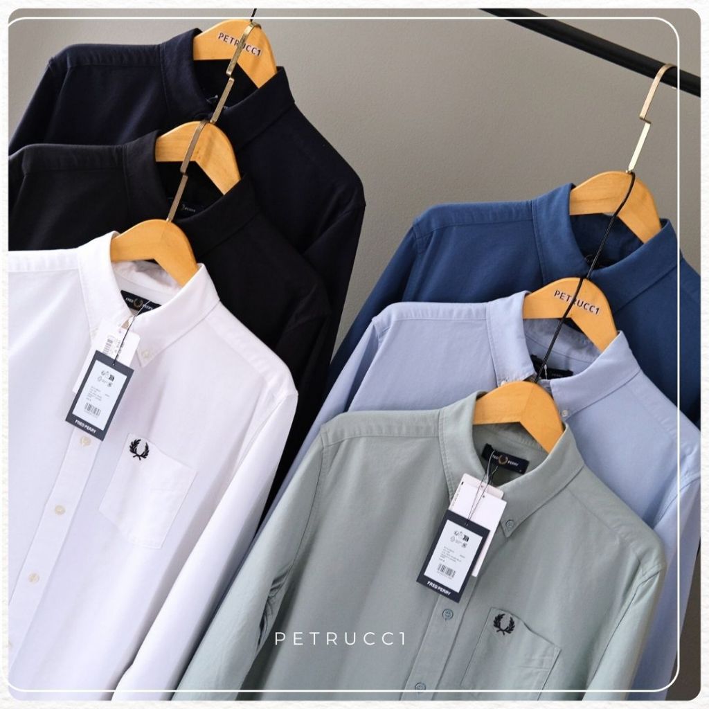 Fred Perry Oxford Shirt Long Sleeve M5516/146