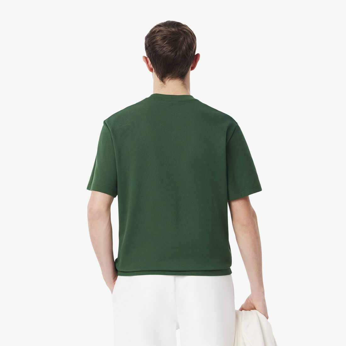 LACOSTE Embroidered Badge Pique T Shirt TH0025
