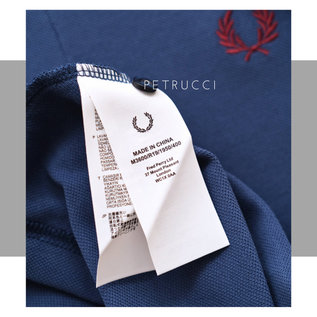 Fred Perry The Twin Tipped Polo Shirt M3600/R19
