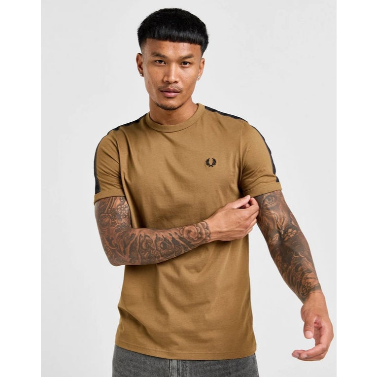 Fred Perry Contrast Tape Ringer T-Shirt Kaos M4613/Y97