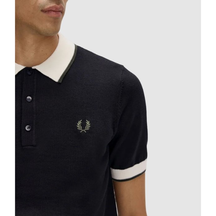 Fred Perry Polo Shirt Cowo Kaos Kerah Pria Knit K1315/102
