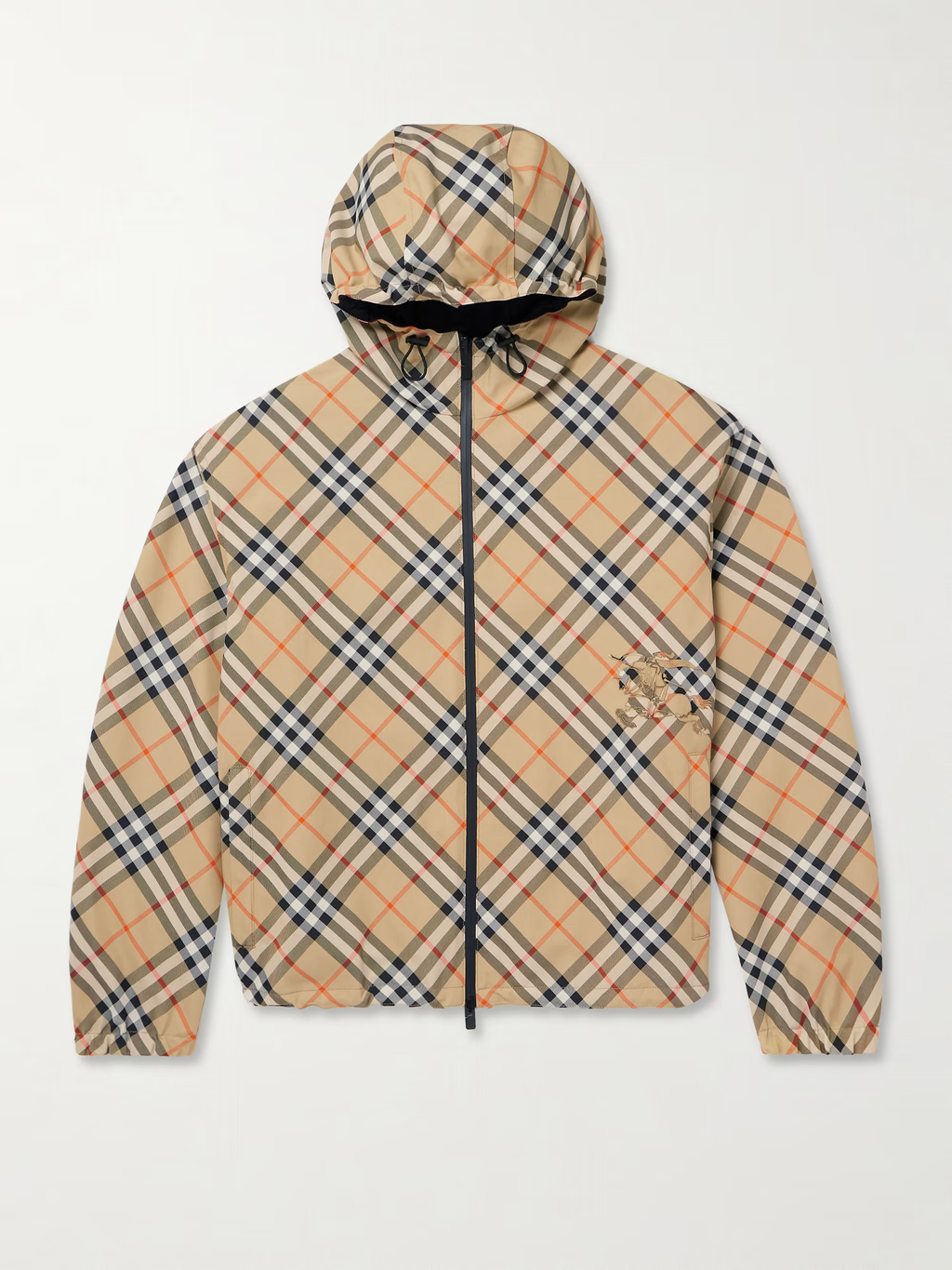BURBERRY Reversible Check Hooded Jacket 81041021
