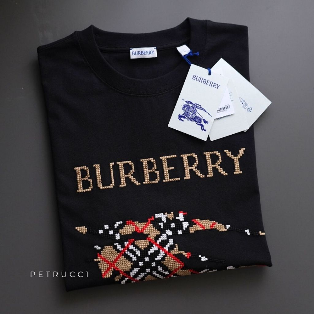 BURBERRY Cross Stitch EKD T shirt 8109021