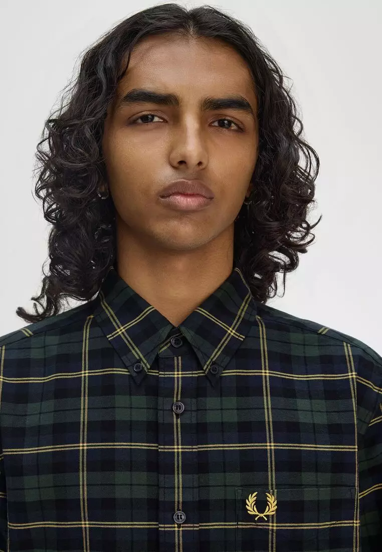 Fred Perry Oxford Tartan Shirt Long Sleeve M9621/608