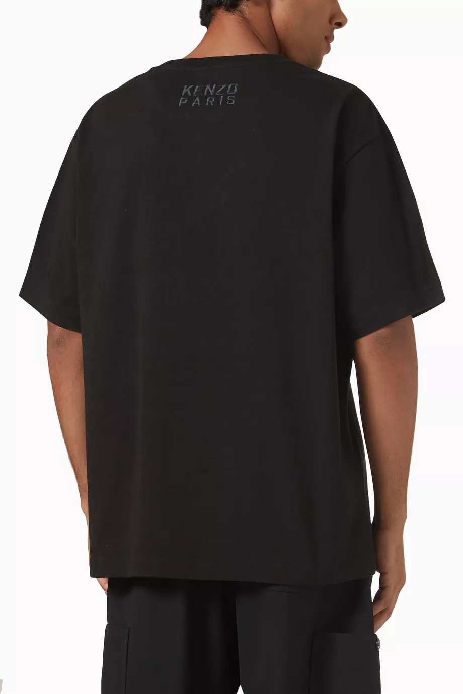 KENZO Happy Tiger Embroidered Oversized T Shirt 5TS5264SI