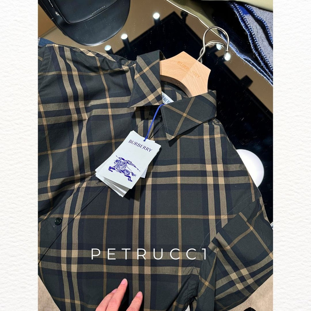 BURBERRY Check Cotton Shirt 8100681