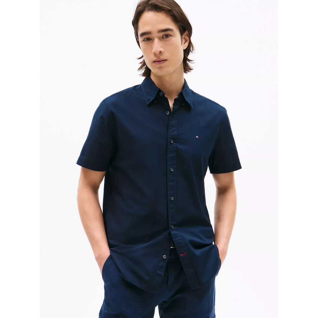 TOMMY HILFIGER Regular Fit Solid Stretch Shirt 78J3903