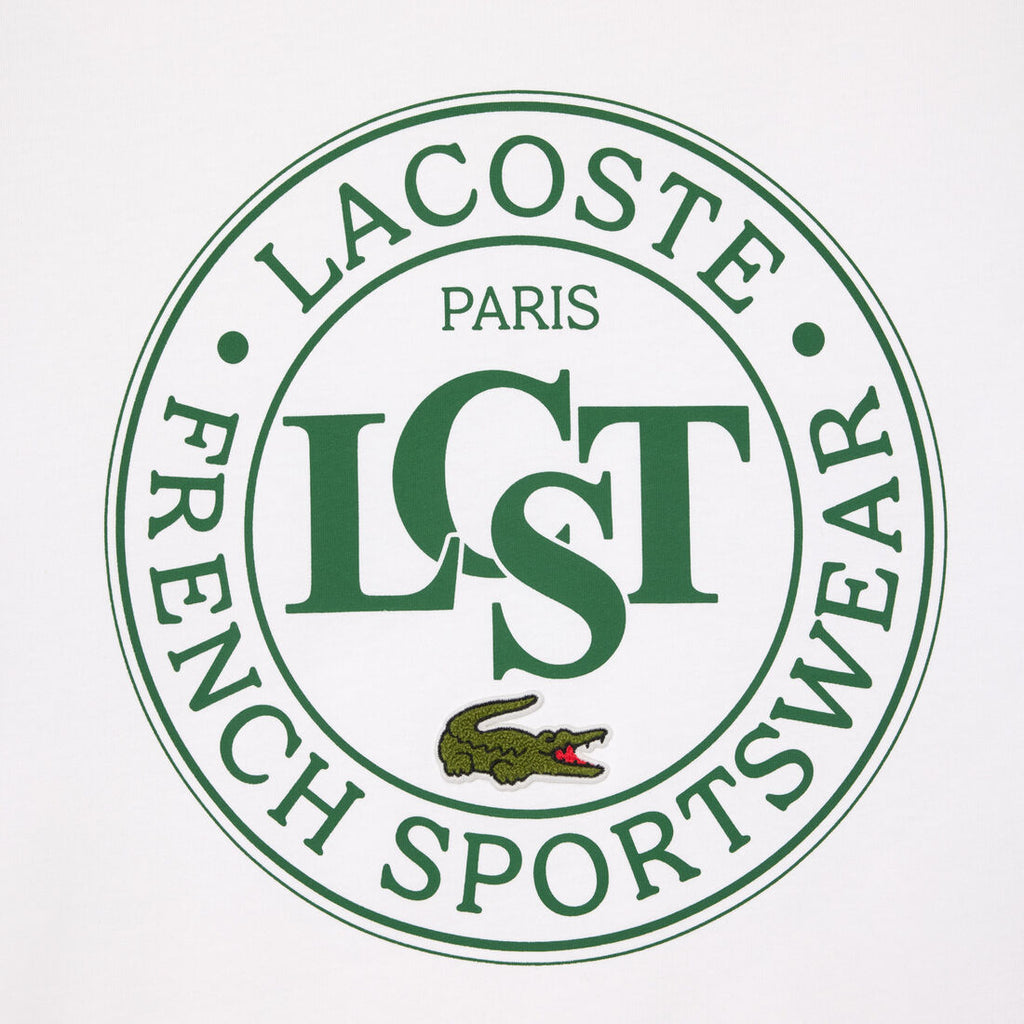 LACOSTE Loose Fit Heavy Cotton Printed T-shirt  TH2753