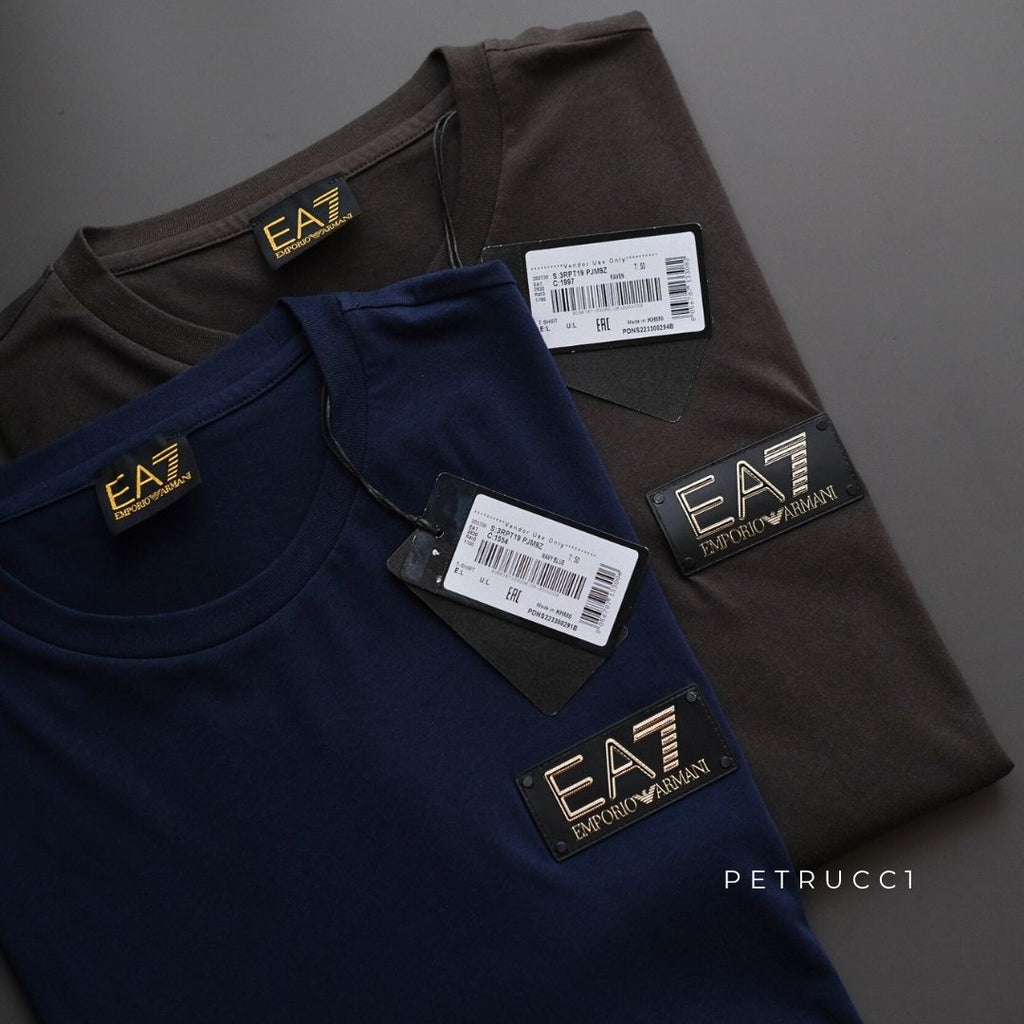 EMPORIO ARMANI EA7 Gold Label Short Sleeve T Shirt  3RPT19 PJM9Z