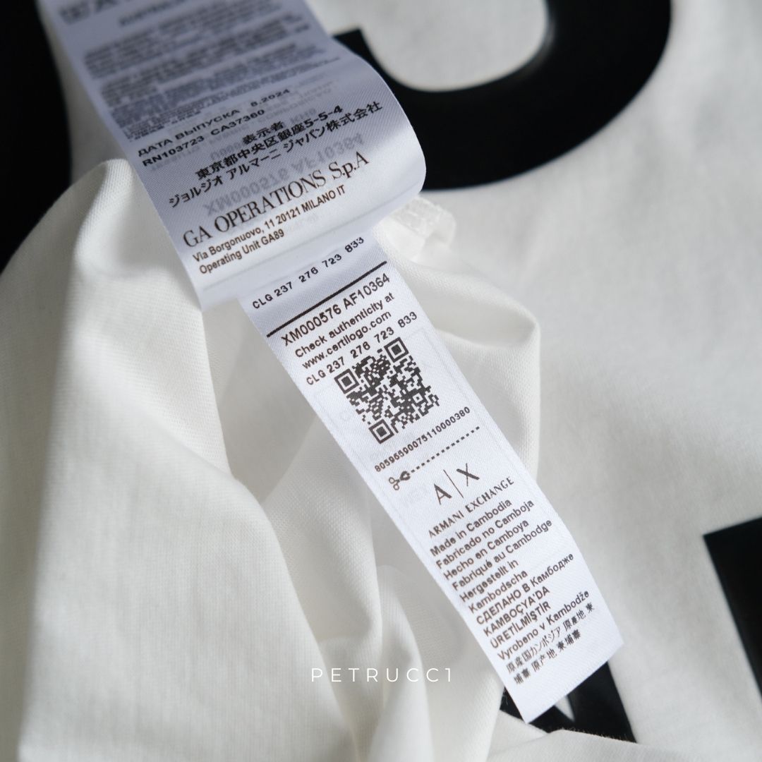 ARMANI EXCHANGE Basic loose fit t-shirt  XM000576
