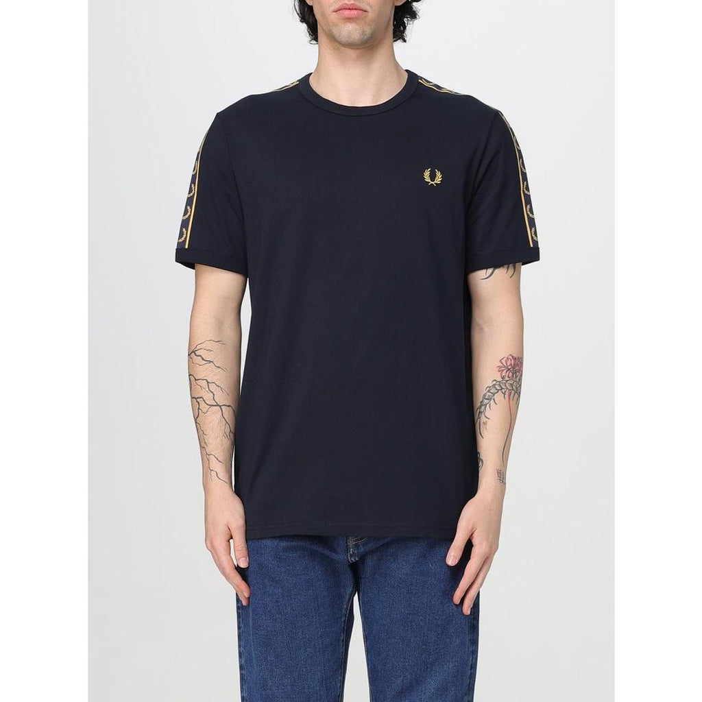 Fred Perry Contrast Tape Ringer T-Shirt Kaos M4613/W75