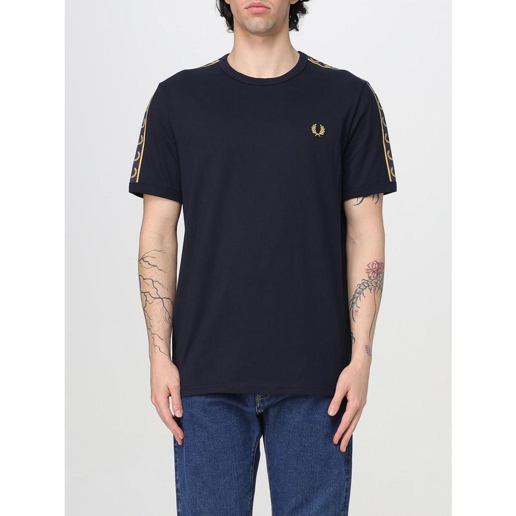 Fred Perry Contrast Tape Ringer T-Shirt Kaos M4613/W75