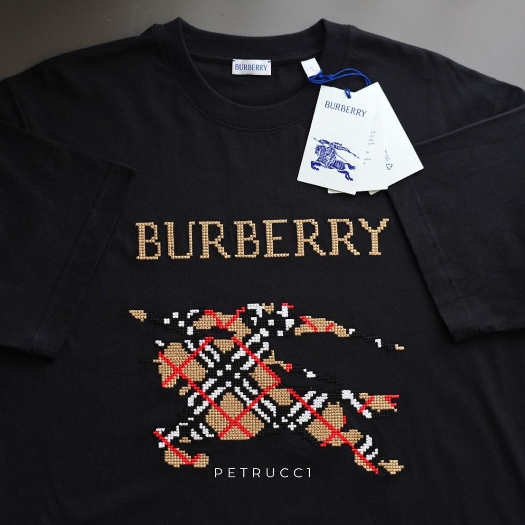 BURBERRY Cross Stitch EKD T shirt 8109021
