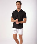CALVIN KLEIN Tech Pique Zip Polo Shirt