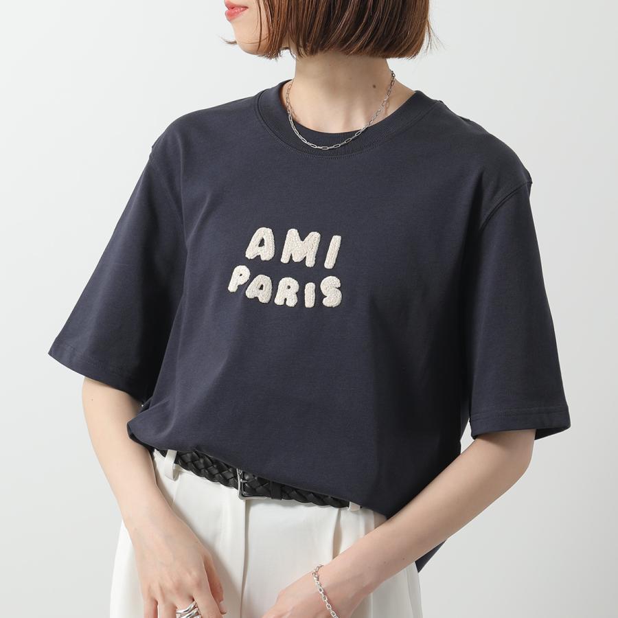 AMI Cotton Ami Paris Patch T Shirt UTS075